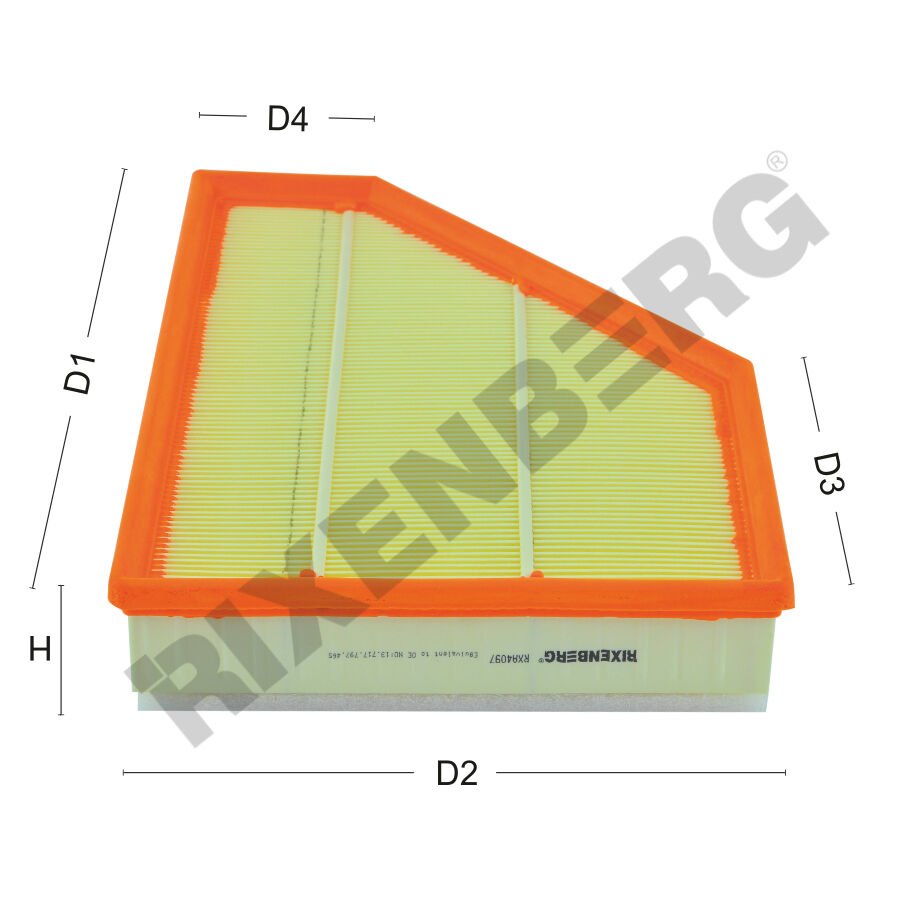HAVA FİLTRESİ BMW 1 E81/87 116d- 116d- 118d- 118d- 120d- 120d (2007-2012)