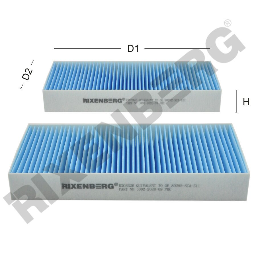 POLEN FİLTRESİ HONDA CIVIC VII 1.3- 1.4i- 1.6i- 1.7i- 1.7CDTi- 1.8- 2.0i (2001-2005)