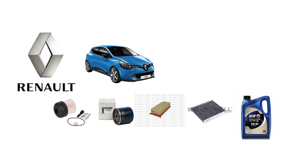 RENAULT CLIO 4 2012> PERİYODİK BAKIM SETİ