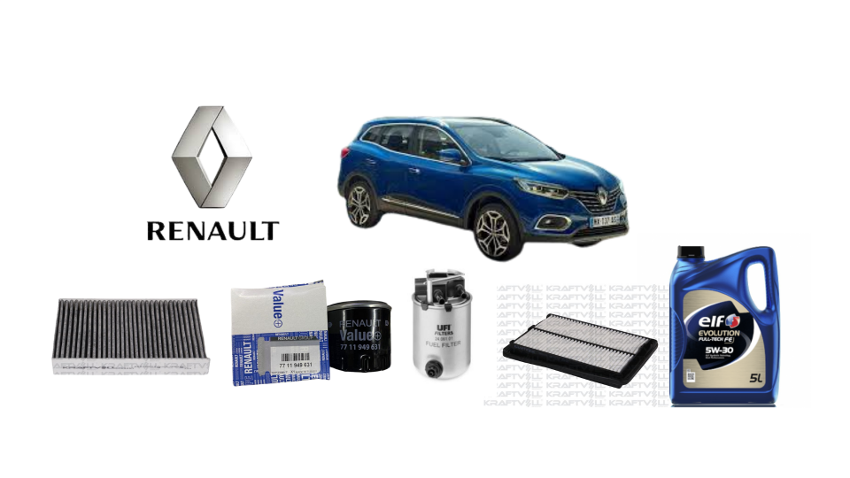 RENAULT KADJAR 2015> PERİYODİK BAKIM SETİ