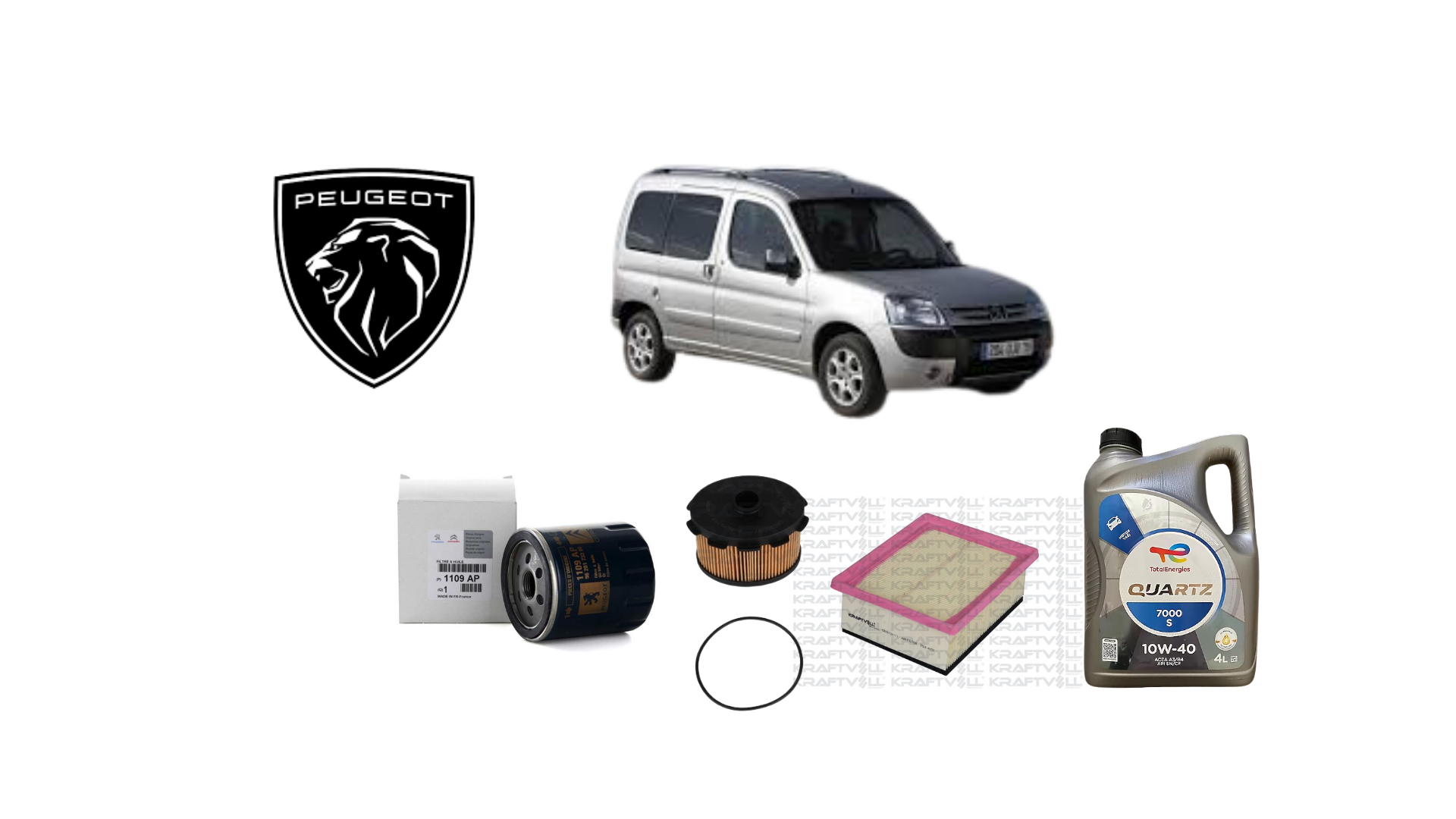 PEUGEOT PARTNER 1.9 DİZEL PERİYODİK BAKIM SETİ