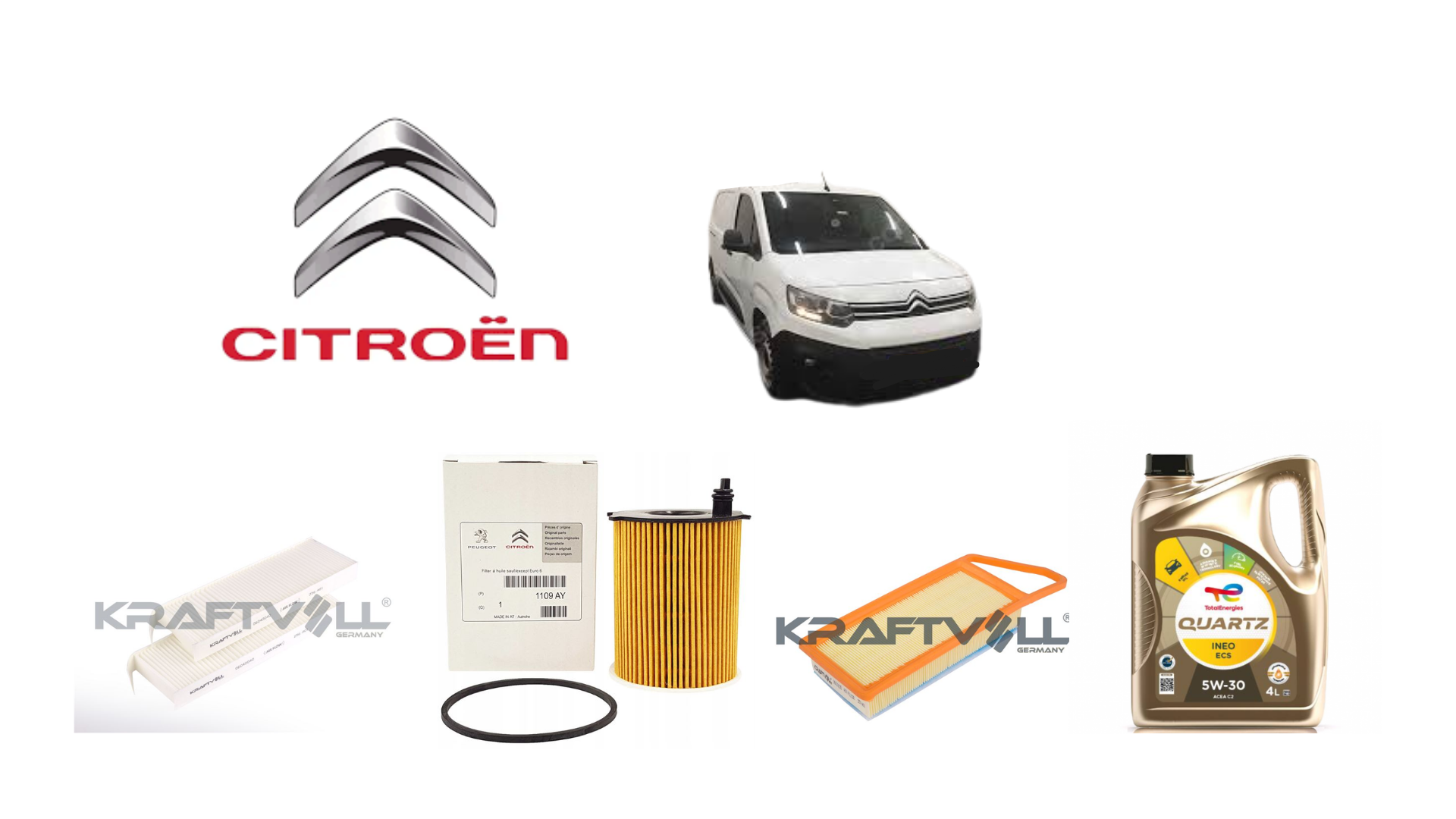 CİTROEN BERLİNGO 3 1.6 DİZEL PERİYODİK BAKIM SETİ