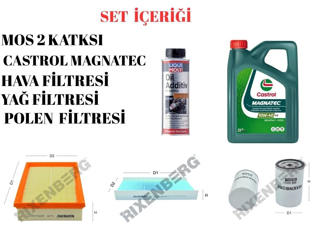 FORD FOCUS I 1.4-1.6 PERİYODİK BAKIM SETİ