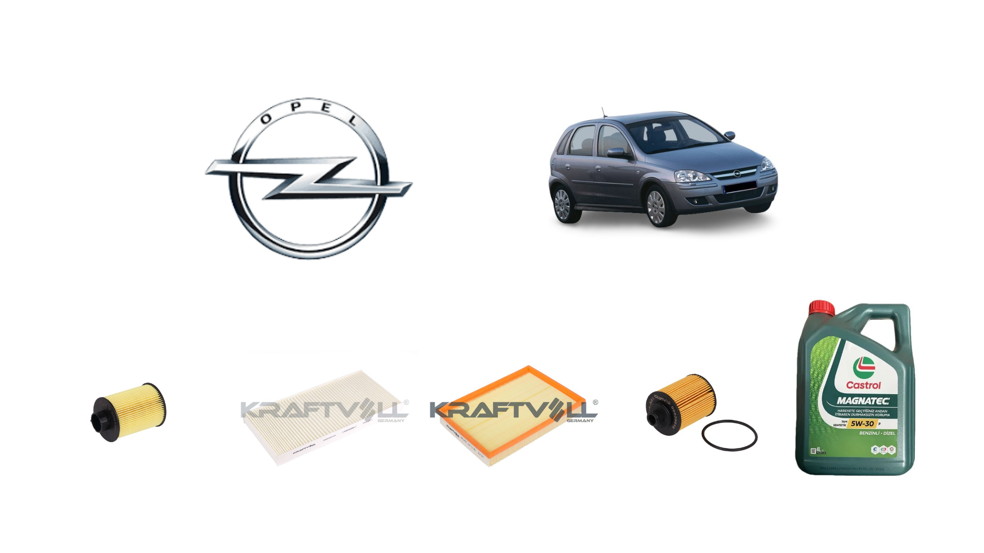 OPEL CORSA 1.3 CDI DİZEL2005-2006 PERİYODİK BAKIM SETİ