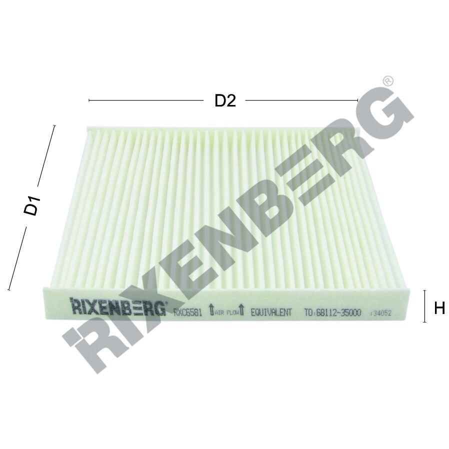 POLEN FİLTRESİ CITROEN-MITSUBISHI-PEUGEOT-SSANGYONG