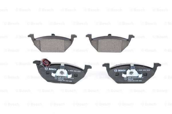 BOSCH 0986494524 ÖN FREN BALATASI CADDY ALTEA 04>15 GOLF V VI A3 OCTAVIA 04>13ETTA 06-11 LEON 06>13 TOLEDO 05>09  YETI 10>180ı