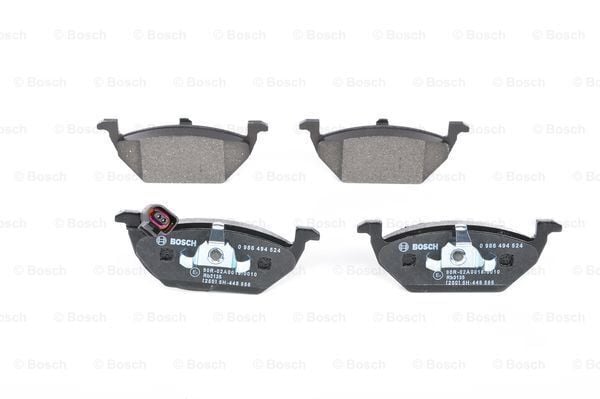 BOSCH 0986494524 ÖN FREN BALATASI CADDY ALTEA 04>15 GOLF V VI A3 OCTAVIA 04>13ETTA 06-11 LEON 06>13 TOLEDO 05>09  YETI 10>180ı