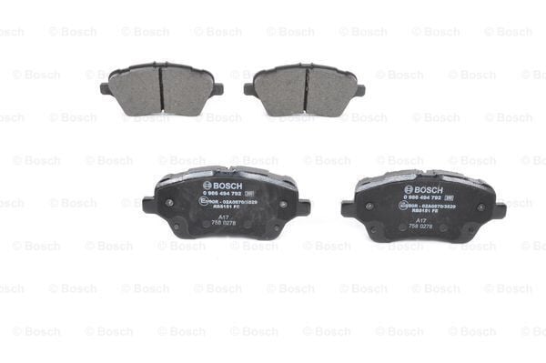 BOSCH 0986494792 ÖN FREN BALATASI FORD COURİER 2014> B MAX 2012> FİESTA 2013>