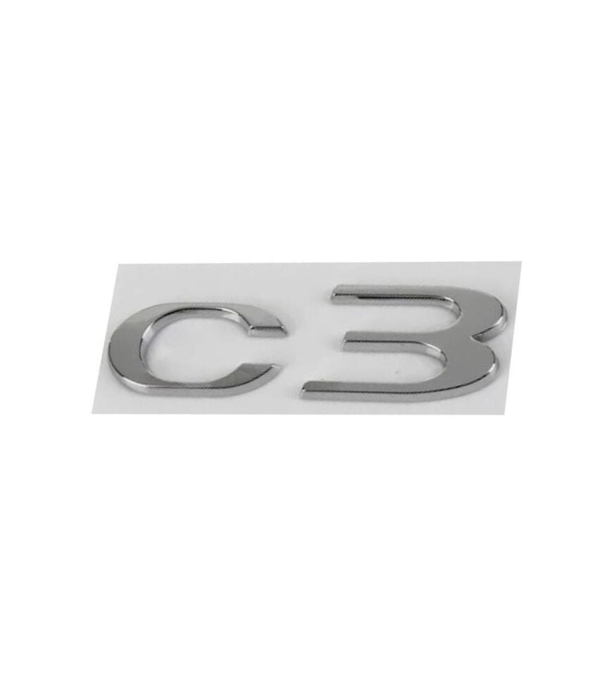 CİTROEN C3 ARKA BAGAJ YAZISI
