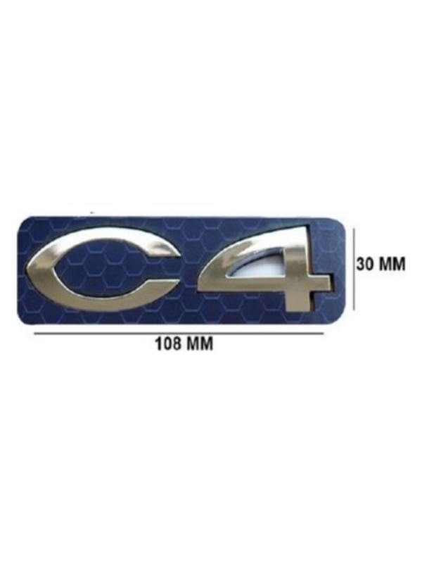 CİTROEN C4 ARKA BAGAJ YAZISI