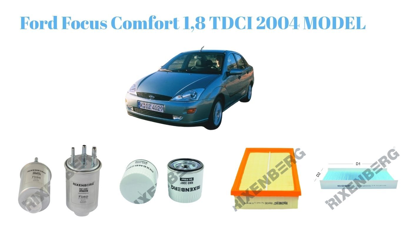 Ford Focus Comfort 1,8 TDCI 2004 model Bakım Seti