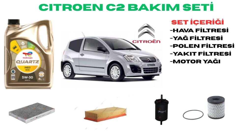 CITROEN C2 BAKIM SETİ