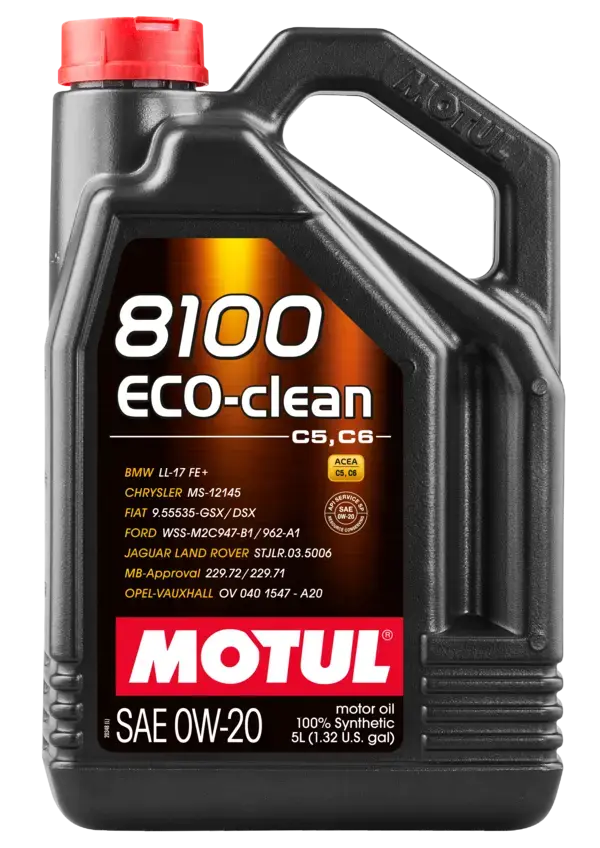 MOTUL 8100 Eco- Clean 0w20 5 Litre